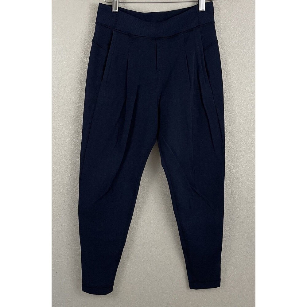 Lululemon Womens Size 2 Blue Take Me Om Yoga Pant Pleat